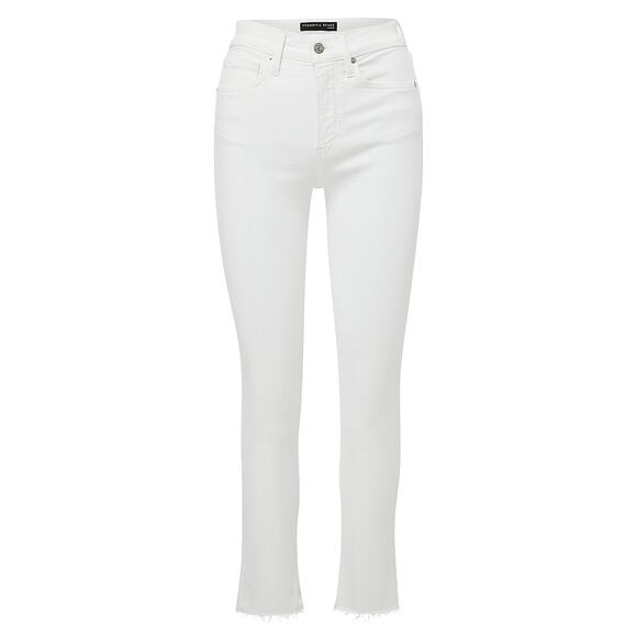Veronica Beard Denim - Veronica Beard High Rise White Carly Kick Flare Denim Jeans Size 25